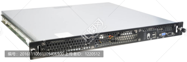 機架式服務(wù)器的白色隔離