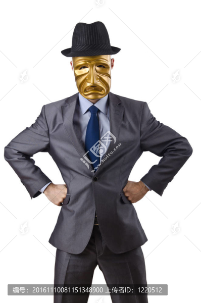 商人用面具掩飾自己的身份