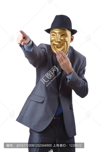 商人用面具掩飾自己的身份