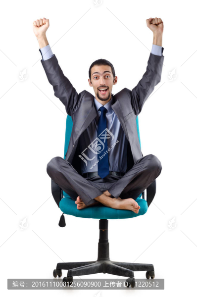 年輕商人白人