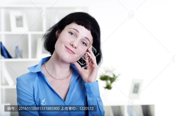 女商人在辦公