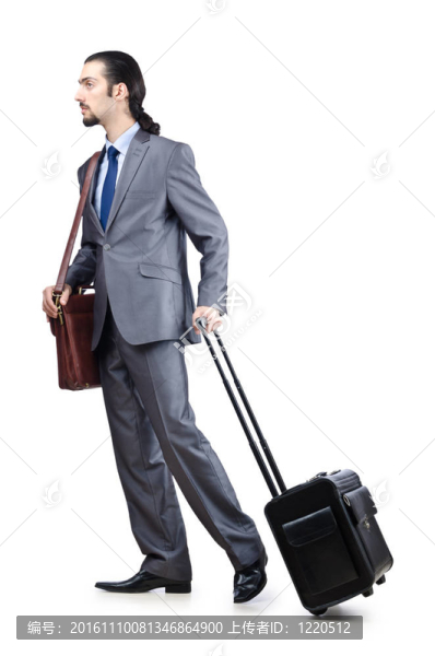 商人在他的旅行天