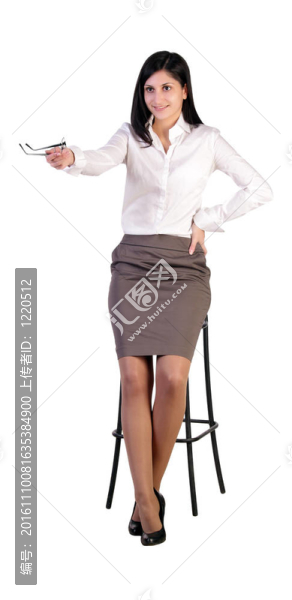 年輕的女商人