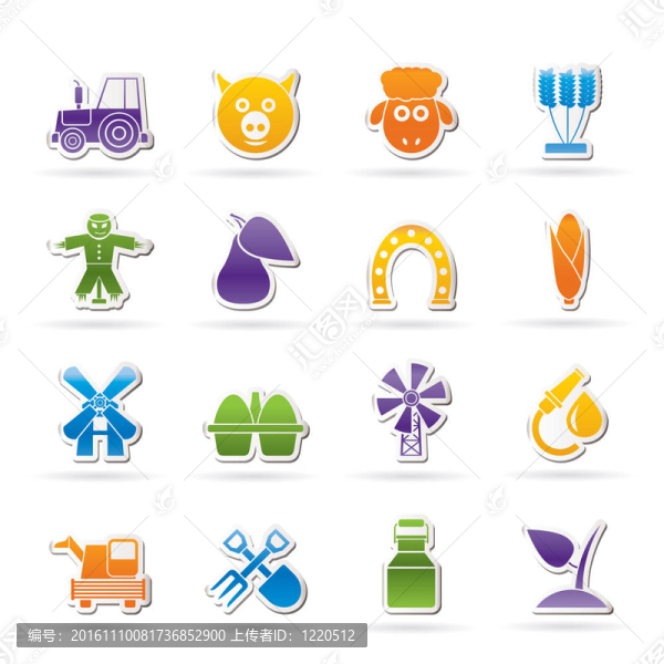 農(nóng)業(yè)和農(nóng)業(yè)圖標