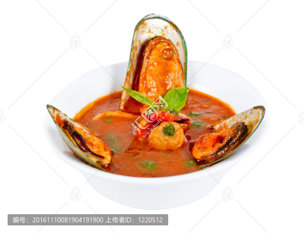 美味的地中海海鮮湯