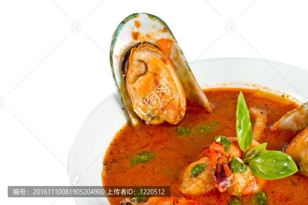 美味的地中海海鮮湯