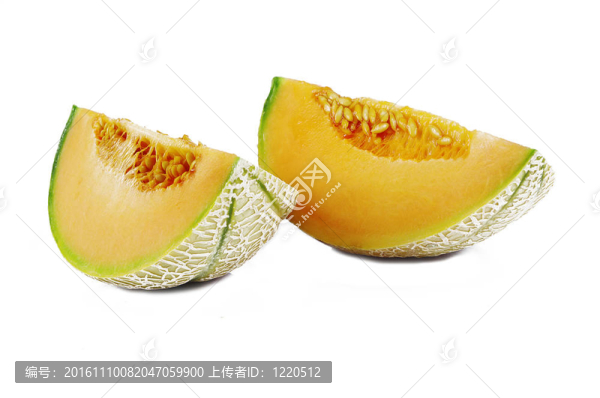 哈密瓜在白