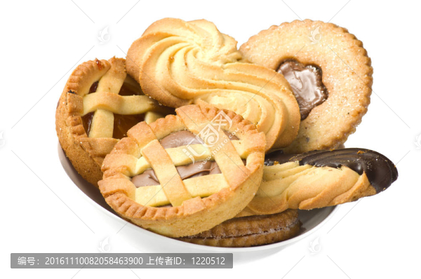 混合糕點；意大利自制的白色