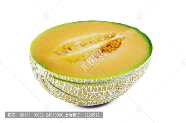 哈密瓜在白