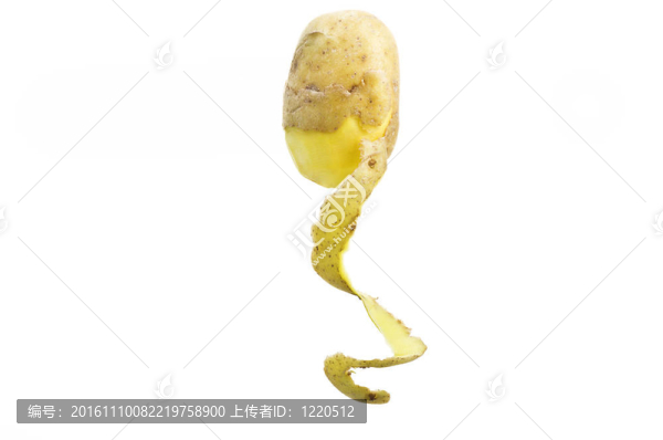 馬鈴薯去皮馬鈴薯白色