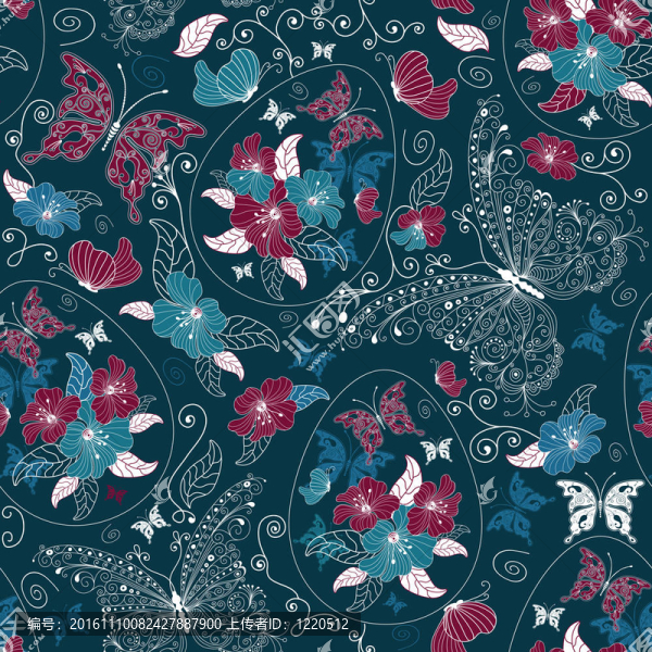 無(wú)縫酯深藍(lán)色圖案-匯圖網(wǎng) www.fosd68.com 無(wú)縫酯深藍(lán)色圖案