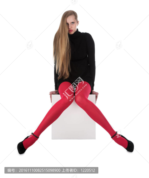 穿紅襪的女孩