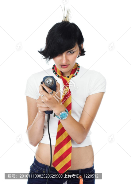 美麗的女孩和鉆