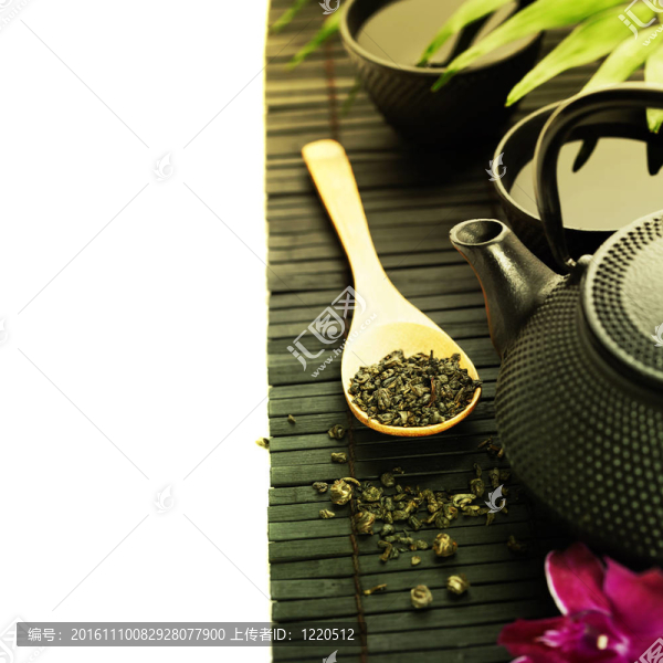 綠茶和筷子