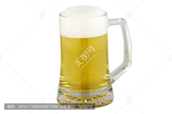 白色啤酒杯