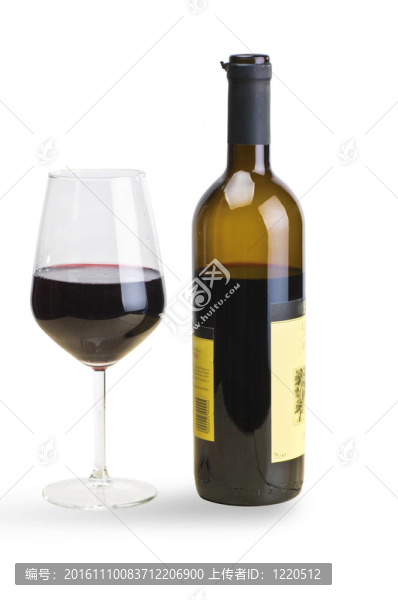 紅酒和白色的玻璃
