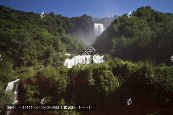 對翁布里亞大區(qū)意大利梯級景觀馬爾莫特爾尼
