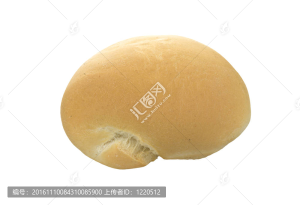 在白色的面包上