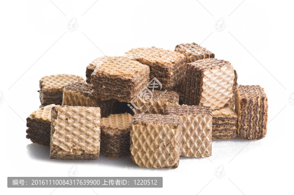 白色背景上的晶片