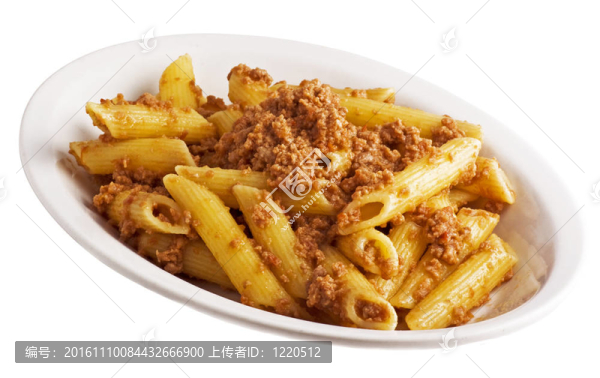 用醬和肉炒通心粉板