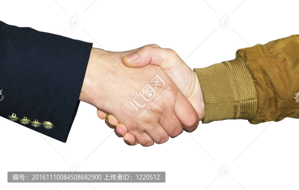 生意人握手特寫