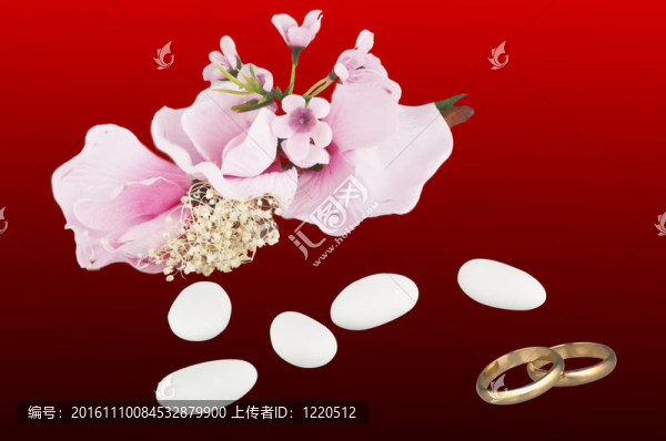 圣瓦倫蒂諾的金戒指概念