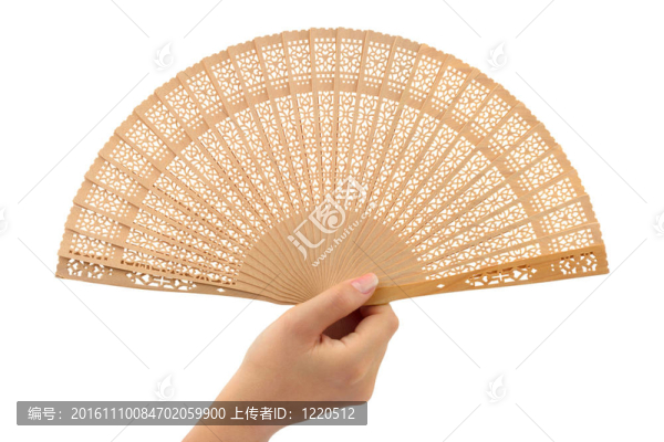 女手木扇