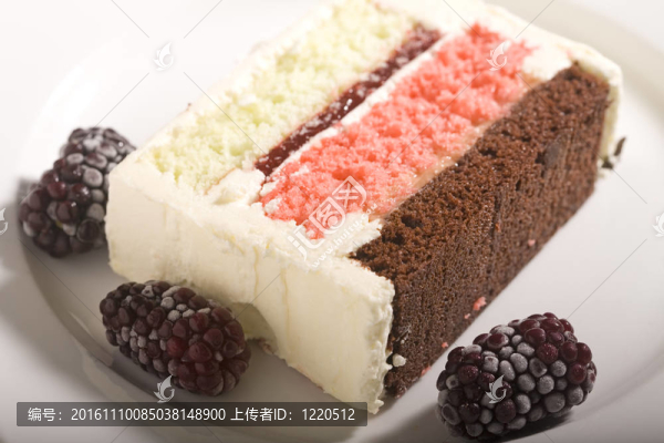 多色冰淇淋蛋糕