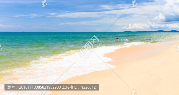 在富國(guó)接近富國(guó)獨(dú)木舟沙灘；越南