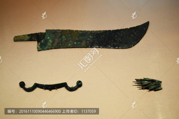 殷墟婦好墓,銅大刀
