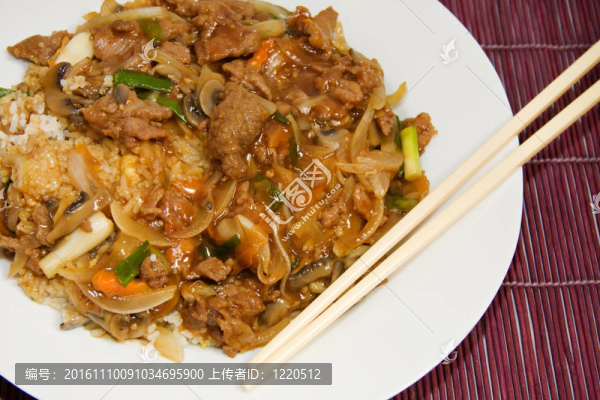 中國牛肉和牡蠣醬