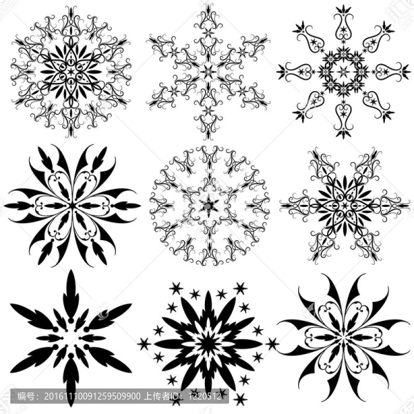 集復(fù)古雪花