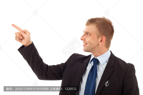 指向某物的人