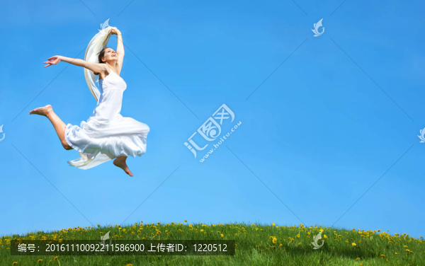 跑步的女人