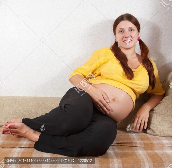 懷孕的女人