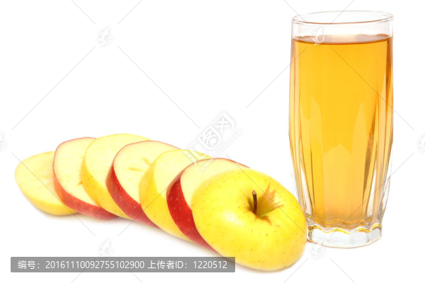 蘋(píng)果汁和新鮮蘋(píng)果