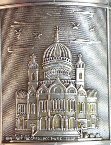 俄羅斯教堂,銅雕