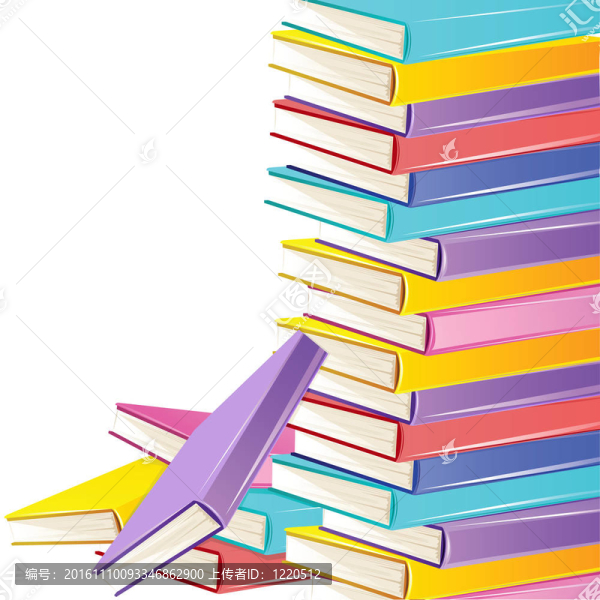 堆書