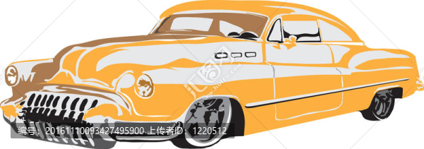 在每股收益的復古車