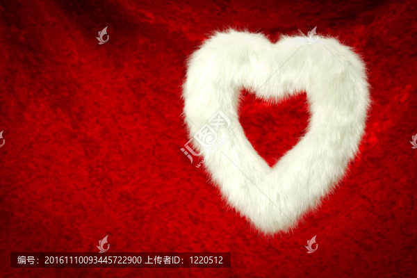 白色的心