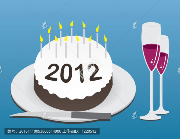 2012新年蛋糕