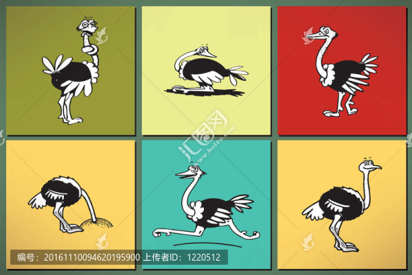 鴕鳥的輪廓集