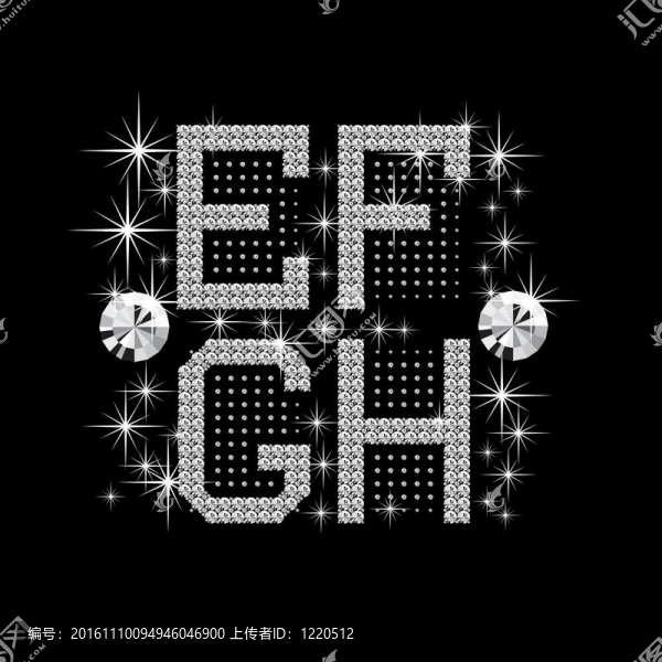 數(shù)字鉆石字母表
