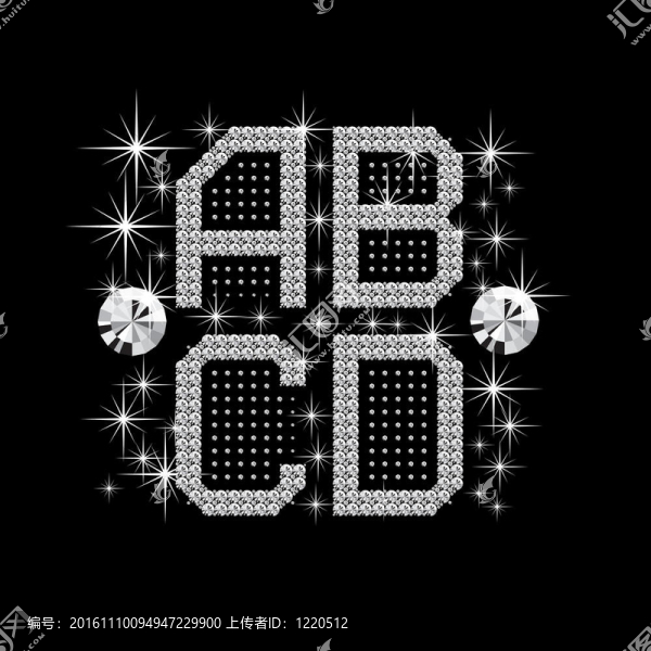 數(shù)字鉆石字母表