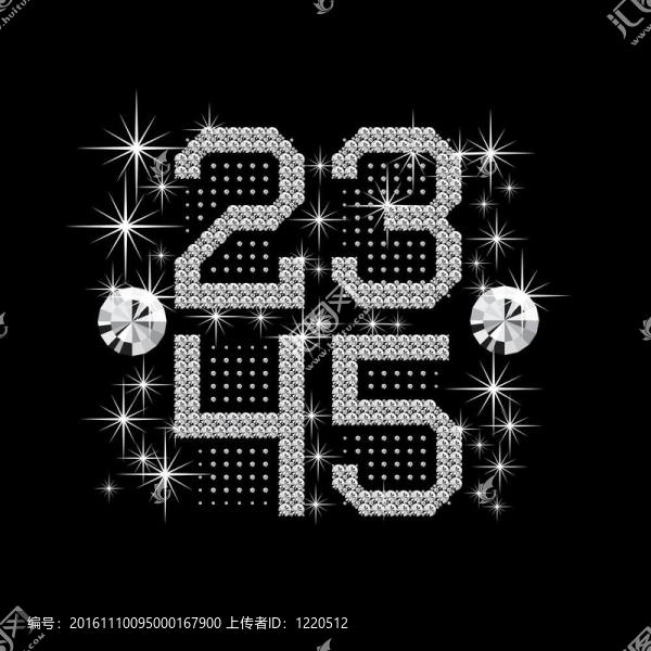數(shù)字鉆石字母表