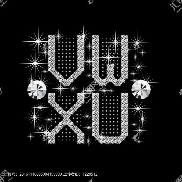 數(shù)字鉆石字母表