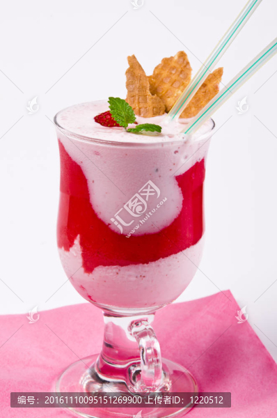 草莓冰沙