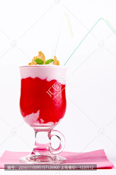 草莓冰沙