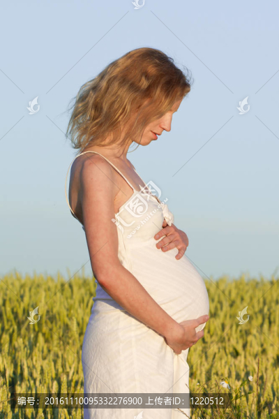 懷孕的女人