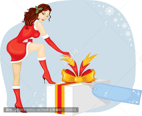 美麗的Santa夫人